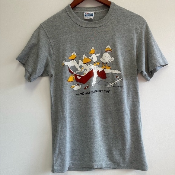 Single Stitch 90s Tee Mallard Time Unisex Size Medium - Picture 1 of 4